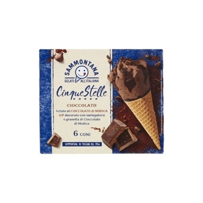 Picture of SAMMONTANA CONES CIOCCOLATO MODICA X6